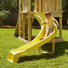Swing-N-Slide Curved Plastic Slide with Safety Handles Yellow
