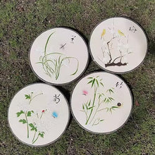 Elitix Stepping Stone Plant Step Stones Kits for Outdoors Garden, 13" Path Stepping Decorative Stone Set of 4, Large Ornaments Lawn Stone for Patio Terrace Yard