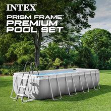 Intex 16ft X 8ft X 42in Prism Frame Rectangular Pool Set with Filter Pump