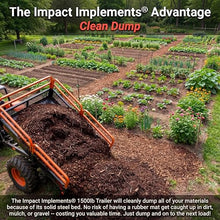 Impact Implements® 1500lb ATV/UTV/Tractor Cargo Trailer with Steel Floor