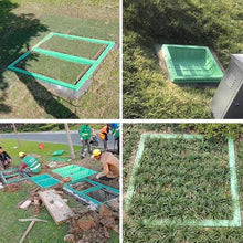 1pc Invisible Recessed Manhole Cover and Frame - Durable Resin Septic Tank Cover for Garden and Lawn(60x60cm)