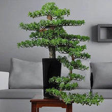 MVUYO Bonsai Plant Simulation Sample Room Root Carving Creative Welcome Pine Bonsai Decoration