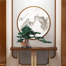 MVUYO Bonsai Indoor Simulation of Green Plant Potted Living Room Floor Housewarming Gift Decoration