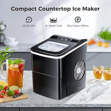 TEDILUVI Countertop Ice Maker Machine Portable Makers Make 26 lbs ice in 24 hrs