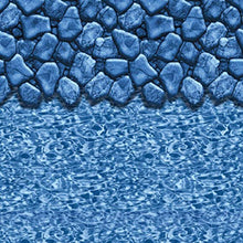 Smartline Boulder Swirl 30ft Round Pool Liner Overlap Style 30 Gauge