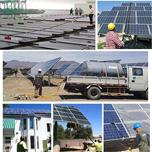 Cleaning Photovoltaic and Solar Panels, Water Fed Telescopic Brush, Window Cleaning Brush Equipment, Cleaning Photovoltaic and Solar Panels,12M Rod,35Cm Brush Head,35cmbrushhead-6M