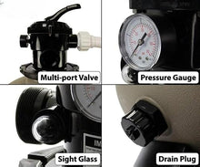 22" Above Ground Sand Filter Pump System & Luster Kits for Rx Clear Radiant