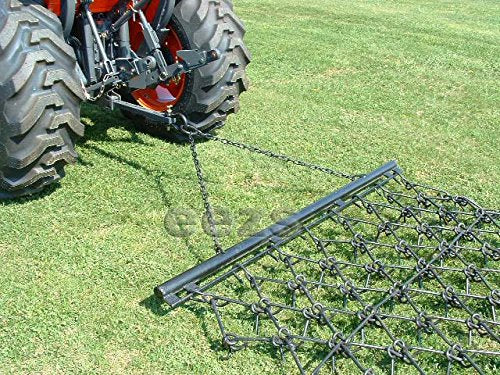 Neat Attachments 6'4" x 3' Multi Action Drag Chain Harrow - Overall 6' Long - 1/2" Dia