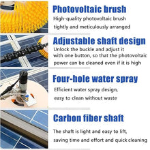 WEIMILOR Automatic photovoltaic Panel Cleaning Brush, Solar Cleaning Brush Telescopic for Outdoor use with Cleaning Brush, Telescopic Rod,8m