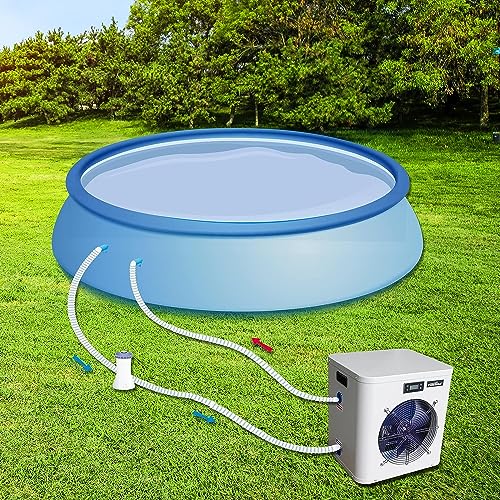Villastar Above Ground Pool Heater 16000 BTU/hr - 120V, Fits 15/18/24 Foot Pool
