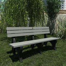 Sequoia Professional Aurora Park Bench 6 ft Coastal Teak