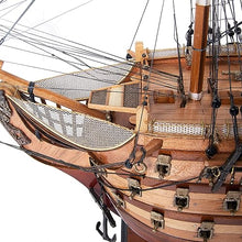 Old Modern Handicrafts Exclusive Edition HMS Victory Collectible Natural Wood