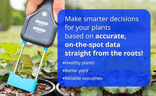 Bluelab Pulse Meter - Handheld Digital Soil Meter Measures Nutrients (TDS), Moisture & Temperature directly from the Root Zone - Grow Healthier Plants with Fast, Accurate Measurements