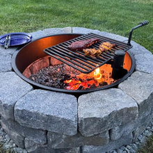 Pilot Rock Fire Pit Ring & Grate - Heavy Duty - 30 in, 3-Pack - Alloy Steel