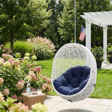 Outdoor Escape White Outdoor Patio Lounge Chair Without Stand, Contemporary Design, Cushioned Seating, Durable Frame, Perfect for Outdoor Living