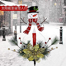 Christmas Lawn Snowman Plug-in Light Solar Hardware Snowman Plug-in LED Outdoor Decorative Lights