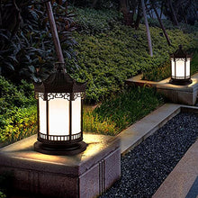 KADELONG V-intage Outdoor Lawn Lights IP65 Waterproof Pillar Light - Garden Floor Mount Path Lights House Courtyard Landscape Deck Patio Porch Outside Lighting Fixture,Chandelier Lighting