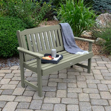 highwood Lehigh Garden Bench, 4 Feet, Eucalyptus