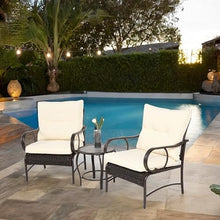 Finca ancha Patio Furniture Set with Small Outdoor Table, Sturdy & Durable Patio Bar Set w/Sillas para Balcon, Upgraded Comfort for Sillas para Patio Exterior, Simple & Practical, Seasons (White)