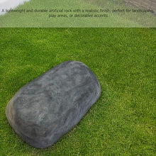 Gardenised Huge Decorative Outdoor Weather Resistant Faux Stone Realistic Sandstone Rock for Garden Patio & Landscape Lightweight Boulder Utility Cover for Lawn Yard Pond Park & Backyard, Sheredian