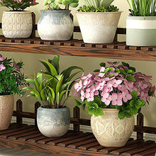 KYTGFH Flower Stand,2 Layer Rack Double Crossover Design Waterproof Sturdy and Stable Living Room Balcony Floor-Standing Fleshy Flower Pot Solid Wood,Brown,6 Sizes,Brown,60cmX30cmX64cm