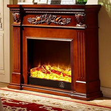 EQUALIZE Fireplace Simulation Flame Electric Fireplace Insert Firebox Decorative Fireplace Chimneypiece Wood Mantel LED Optical Flame 3D Fireplaces (Color : White, Size : Without Heater)