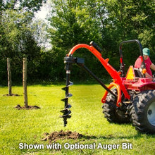 DR Power Tractor Post Hole Digger Construction Grade Steel Orange