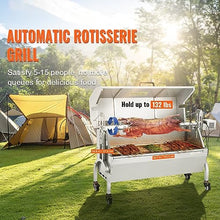 WACTO 50W 132LBS Roaster Spit Rotisserie BBQ Grill for Pig Lamb Chicken