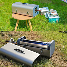 Portable Solar Grill, Smokeless Stainless Steel Vacuum Oven, 137mm Large Diameter Vacuum Tube, 360° Concentrating Heat,Tube Temperature 200-300°C, for Camping Or Backpacking