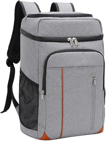 WAGMY Double-Layer Insulation Backpack Large-Capacity Outdoor Picnic Bag Beer Bottle Opener Trolley Ice Bag(D)
