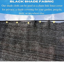 Generic VBS Black Shade Cloth Mesh Fabric 60% - 26' x 175'