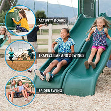 Lifetime Big Stuff Adventure Swing Set Brown/Green