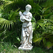GENUINQ 46'' H Neoclassical Music Muse Goddess Statue Garden Decor