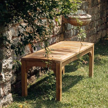 Ash & Ember Sage Grade A Teak 47" Backless Bench, Seats 2 People Comfortably, Weather Resistant Premium Solid Wood Patio Furniture with Tightly Spaced Slats and Gently Curved Seat