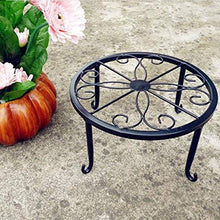 ZOCWJK Plant standWrought Iron Pot Stand, Flower Rack, Flower Pot Holder, Garden Planter Rack, Classic Plant Stand, Floor, Round, Creative,