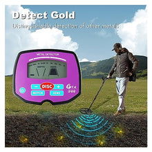 JIQHOHX Underground Metal Detector, Underground Metal Detector Profesional Distinguish Metal Waterproof Detector for Treasure Search High Accuracy Lightweight