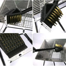 UOHLCX BBQ Grill Barbecue Kit Brush Stainless Steel Tools