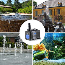 TYZK Electric Submersible Pump 10000-16000l/h Submersible Pump, Garden Fountain Ecological Pond Filter System 80/100/120/140w Sump Pump (Cor : CTP 16000)