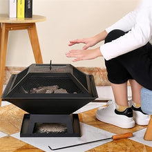 Fire Pit Outdoor Fire Pits Indoor Heating Brazier Courtyard Charcoal Stove Multifunction Winter BBQ Grill