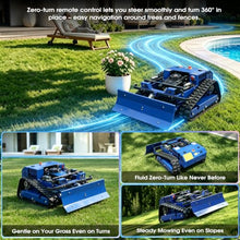 Remote Control Snow Plow Mower – 9HP Hybrid, 700m Remote, Electric Height Adjust, 45° Slope – for Orchard, Hillside, Embankment – All-Season All-Terrain Workhorse