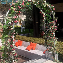 Strong Stable Garden Arches Frame 140-350cm Extra Wide Rose Arch comfortable Standing Wedding Archway Trellis Garden Arch Arbor Metal - Heavy Duty Steel Frame,Easy Assembly(Color:Black,Size:W350x40xH2