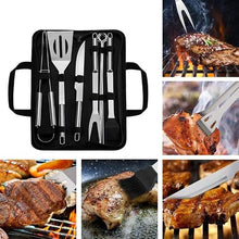 Stainless Steel BBQ Tools Set Barbecue Grilling Utensil Accessories Camping Outdoor Cooking Kit Utensils