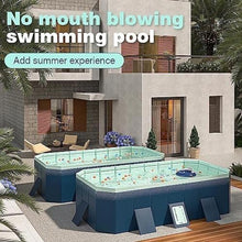 FANYING Foldable Swimming Pool, Folding Outdoor Swimming Pool, Portable Dog Swimming Pool, Pet Swimming Pool, Non-Inflatable Folding Dog Bathtub,400cm
