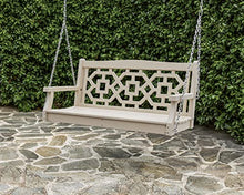 Martha Stewart by POLYWOOD® Chinoiserie 48” Swing in Sand