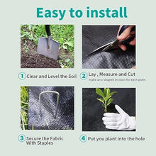 YYHJ Ground Cover Weed Barrier Control Membrane,Landscape Fabric Heavy-Duty,Gardening Mat 90gsm,Woven UV Stabilised,for Garden,Courtyards,Landscaping and Planting Bedsand (Battery *1 : 4X100m)