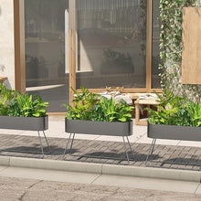M3b6G8p1 Planter Box Curved Partition Planter Box Flower Trough Rack for Yard Mall Landscape Decor(Medium)