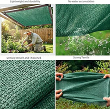 90% Dark Green Shade Cloth, 25x48FT Resistant Garden Sun Shade Net, Durable Mesh Shade Tarp with Reinforced Grommets for Greenhouse, Plant, Chicken Coop, Pergola, Swimming, Canopy，Patio，Garden