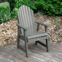 Highwood AD-KITCHDA1-CGE The Adirondack Collection Hamilton Deck Set with Folding Side Table, Coastal Teak