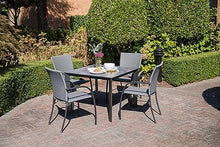 KETTLER Pilano Woven Stackable Arm Chairs - Set of 4