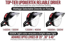 RuggedGrade 500W StadiumPro IV Series LED Flood Light Wattage Selectable